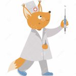 vector-animal-doctor-cute-funny-nurse-squirrel-syringe-medical-picture-children-hospital-illustration-isolated-white-174191832